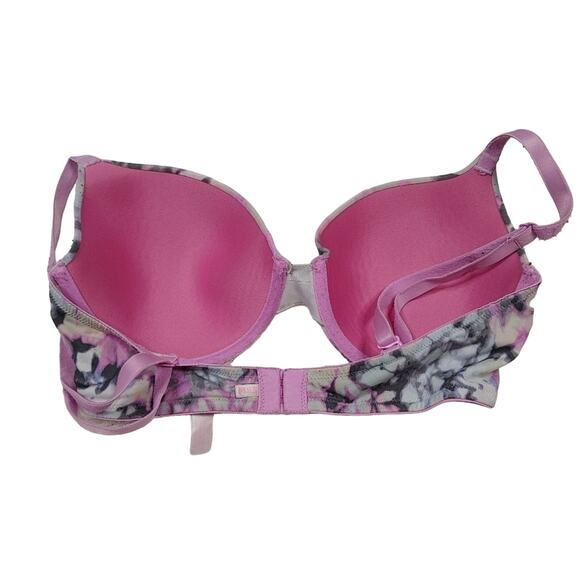 Pink Victorias Secret Size 34D VS Wear Everywhere Tshirt Lightley Lined Bra Grey - Picture 9 of 9